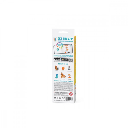 Hey Clay Air-Dry Clay Dog Story Shiba Inu 3+