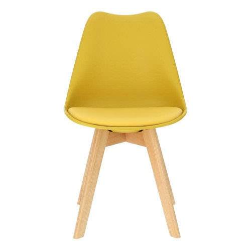 Dining Chair Norden Cross PP, yellow