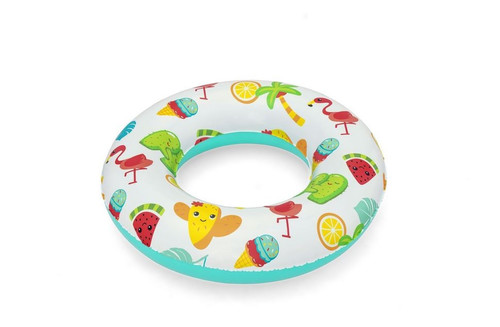 Bestway Inflatable Swim Ring 61cm, 1pc, assorted patterns, 3+