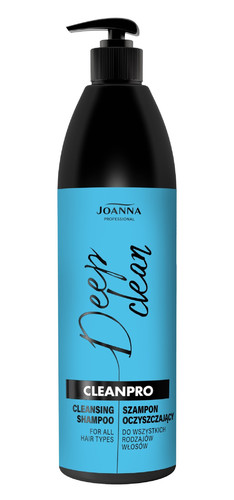 JOANNA Professional Cleanpro Cleansing Shampoo for All Hair Types 1l