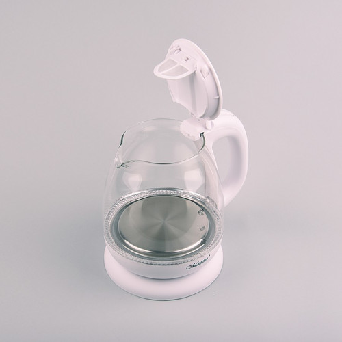 Feel Maestro 1.0L Glass Electric Kettle 1100W MR-055-WHITE