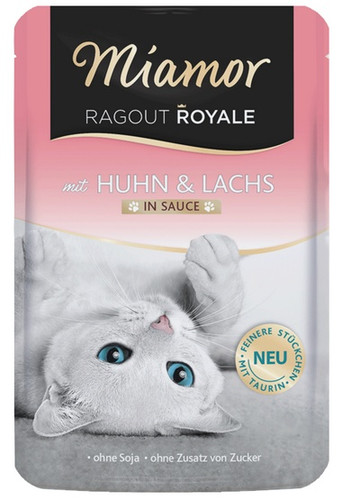 Miamor Ragout Royale Cat Food Chicken & Salmon in Sauce 100g