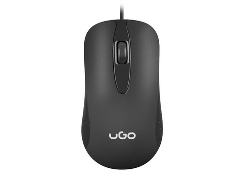 uGo Optical Wired Mouse Meru M100 1000 DPI, black