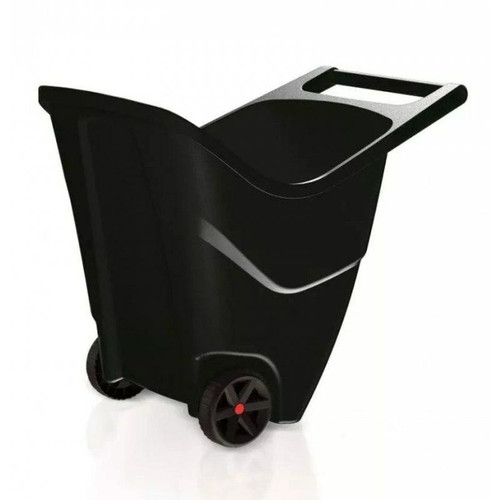 Garden Container Basket on Wheels Load & Go II, black