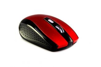 Media-Tech Wireless Optical Mouse Raton Pro, red