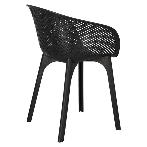 Chair Dacun, in-/outdoor, black