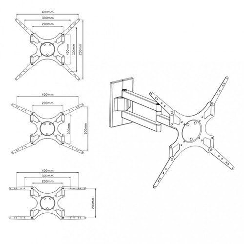 ART TV Holder LCD/LED AR-61XL 19-46" 25kg