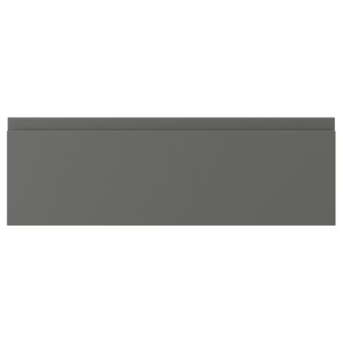 VOXTORP Drawer front, dark grey, 60x20 cm