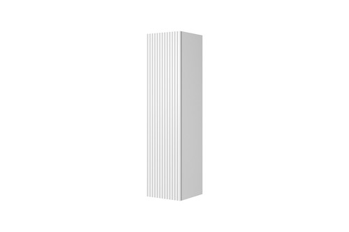 Bathroom Wall-mounted High Cabinet MDF Nicole 140cm, matt white