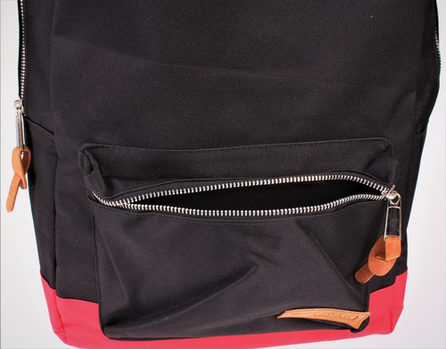 School Teenage Backpack Black & Red