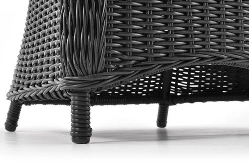 Outdoor Armchair ATENA, black