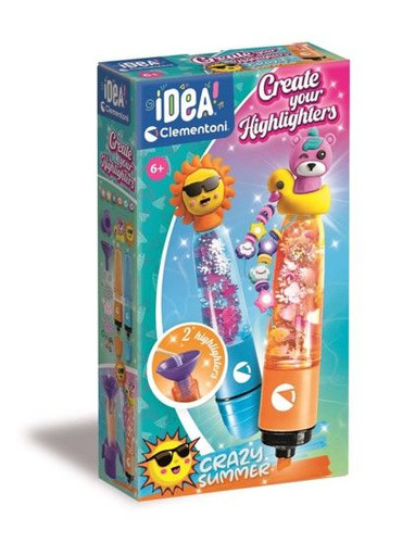 Clementoni IDEA Create Your Highlighters: Crazy Summer 6+