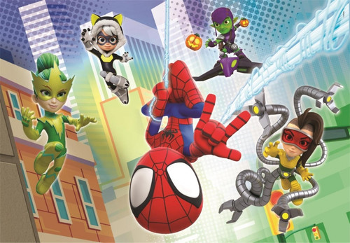 Clementoni Children's Puzzle Marvel Spidey and His Amazing Friends 2x60 4+