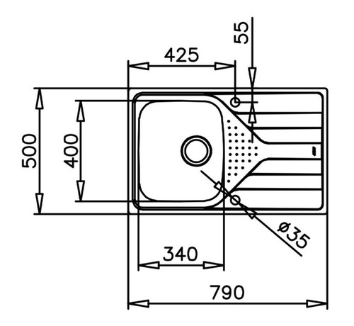 Teka Stainless Steel Sink UNIVERSE 45 T-XM 1B 1D