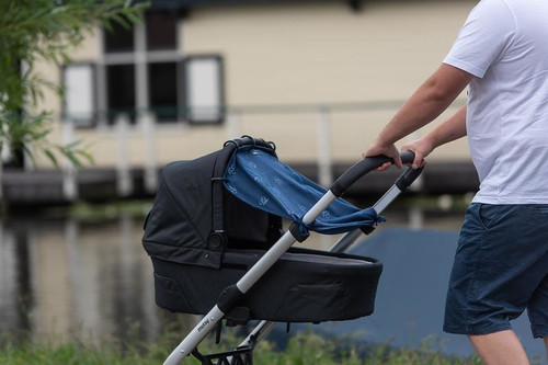 Dooky Universal Cover for Pram, Stroller, Car Seat Blue Cherry