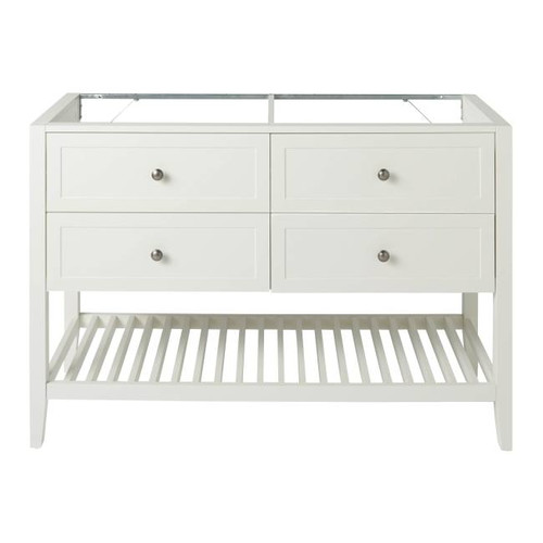 GoodHome Freestanding Bathroom Vanity Cabinet Perma 120 cm, white