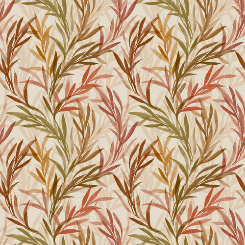 GoodHome Vinyl Wallpaper on Fleece, willow leaf