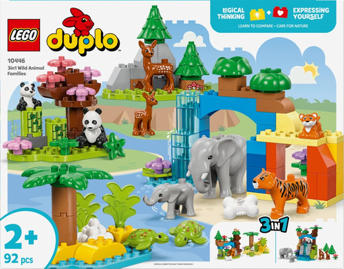 LEGO DUPLO 3in1 Wild Animal Families 24m+