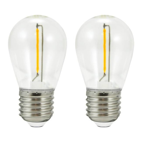 LED Bulb Polux Party E27 2 x 80 lm 36 V 2pcs, indoor/outdoor