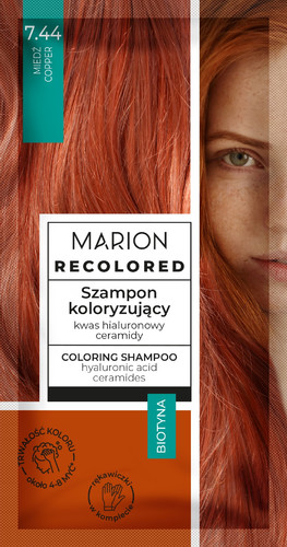 MARION Recolored Coloring Shampoo 7.44 Copper 35ml