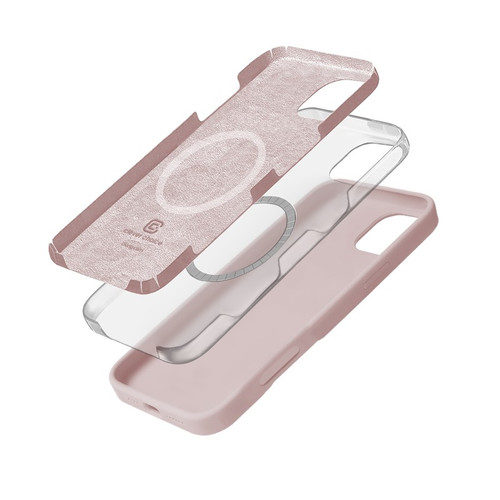 CRONG Phone Case iPhone 16 Pro MagSafe Color Cover, pink