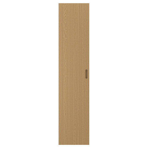 TONSTAD Door, oak veneer, 50x229 cm