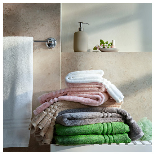 BROKGLIM Hand towel, grey, 50x100 cm