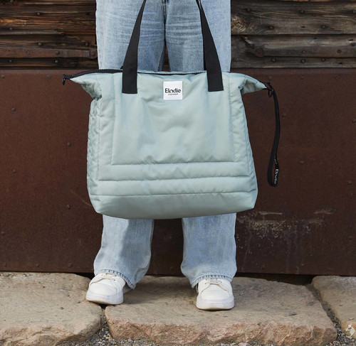 Elodie Details Changing Bag Diaper Bag - Pebble Green Quilted