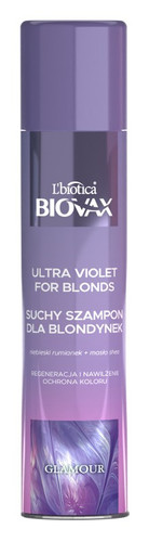 L`BIOTICA BIOVAX Glamour Dry Shampoo for Blonde Hair - Ultra Violet