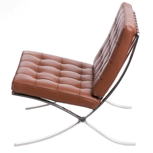 Chair BA1, leather, light brown