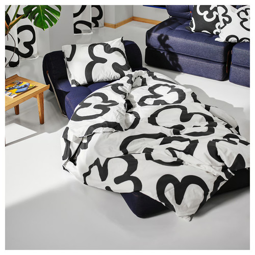 VÅRKUMLA Chair-bed, Vansta blue