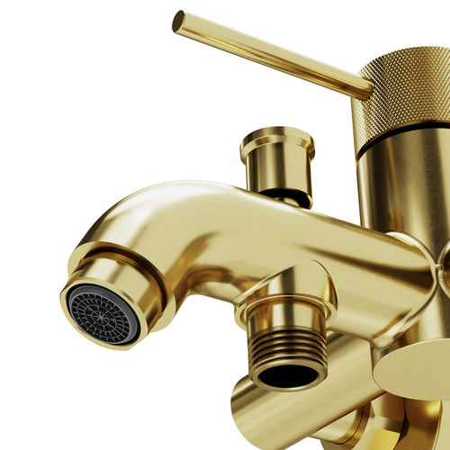 GoodHome Bath Mixer Tap Owens, gold