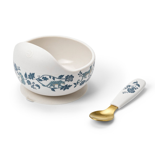 Elodie Details Silicone Bowl Set - Garden Leo Toile