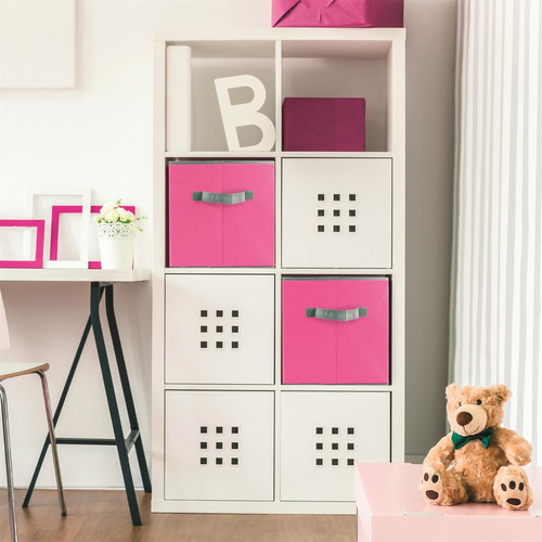 Storage Box Cube Kid, pink