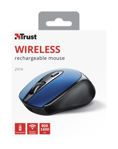 Trust Optical Wireless Mouse Zaya, blue