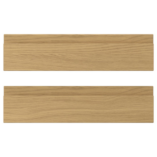 VOXTORP Drawer front, oak effect, 40x10 cm