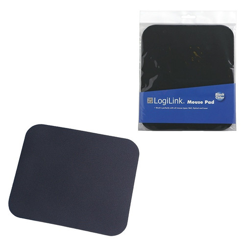 LogiLink Mouse Pad, black, 10 pack