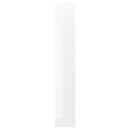 FÖRBÄTTRA Cover panel, high-gloss white, 39x240 cm