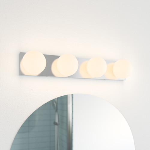 GoodHome Wall Lamp Dorres 4-p G9 IP44, chrome