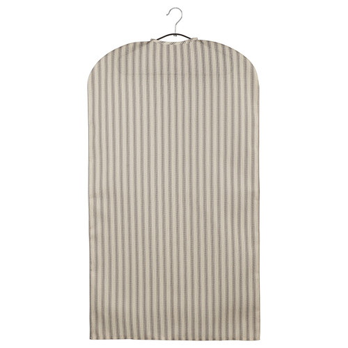 RÅGODLING Clothes cover, textile striped/beige anthracite