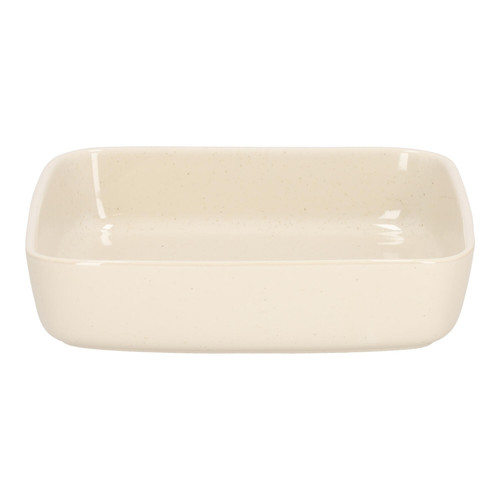 Elegant Ceramic Serving Dish Gomera, white