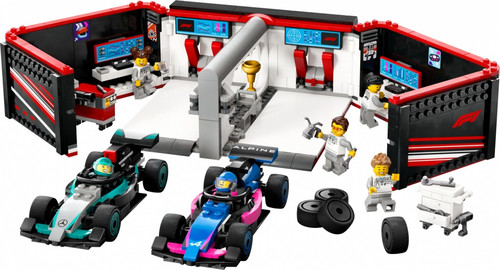 LEGO City F1 Garage & Mercedes-AMG & Alpine Cars 7+