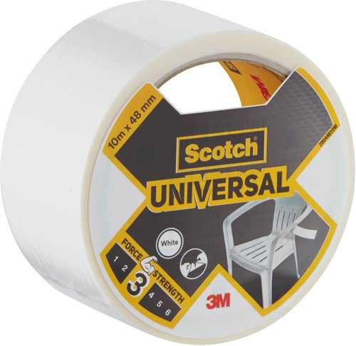 Scotch Universal Duct Tape 10 m x 48 mm, white