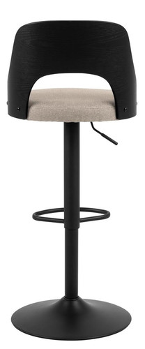 Bar Stool Lucy, beige/black