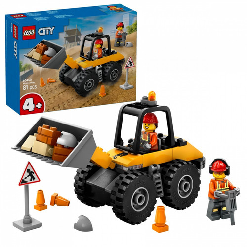 LEGO City Yellow Construction Wheel Loader 4+