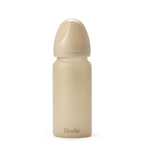 Elodie Details Glass Feeding Bottle - Pure Khaki