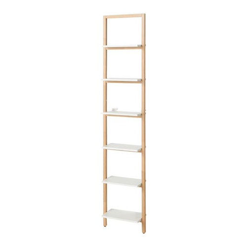 GoodHome Nantua Natural & White Oak Shelving