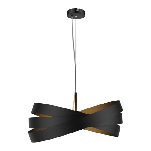 GoodHome Pendant Lamp Agiou 1x E27, matt black