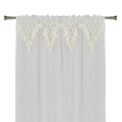 Splendid Curtain Boho 140x300 cm, white