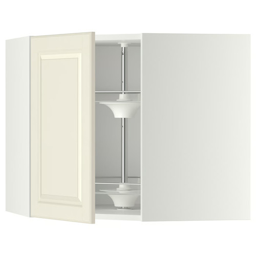 METOD Corner wall cabinet with carousel